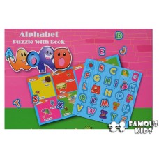 Alphabet puzzle with book 